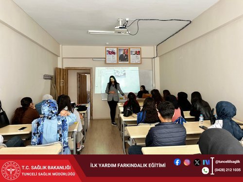 Tunceli'de İlk Yardım Farkındalık Eğitimi: Hayat Kurtaran Bilgiler Öğrencilere Aktarıldı - Görsel 2