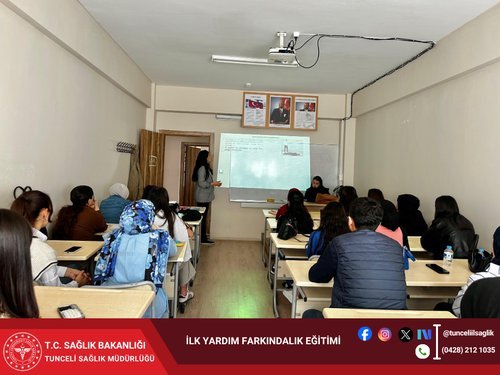 Tunceli'de İlk Yardım Farkındalık Eğitimi: Hayat Kurtaran Bilgiler Öğrencilere Aktarıldı - Görsel 3
