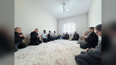 Vali Akkoyun ve Heyeti Şehit Nuri Demirel'in Ailesini Ziyaret Etti