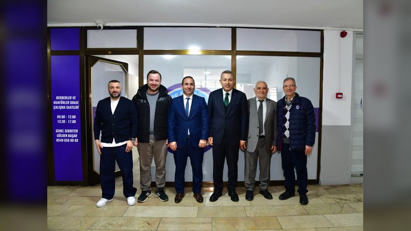 Vali Tahir Şahin Berberler ve Kuaförler Odası'nı Ziyaret Etti