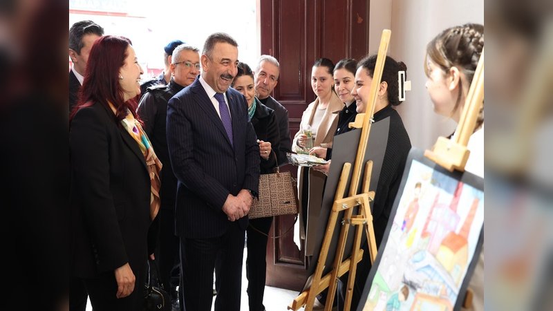 Zonguldak Valiliği'nden 'Çocuk ve Vergi' Resim Sergisi Açılışı