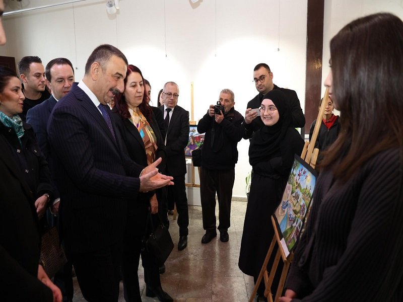Zonguldak Valiliği'nden 'Çocuk ve Vergi' Resim Sergisi Açılışı - Görsel 4