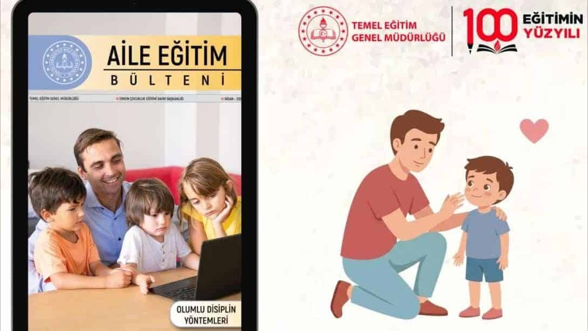 Bursa İl Milli Eğitim Müdürlüğü'nden Ailelere Nisan Ayı Eğitim Bülteni: Olumlu Disiplin Yöntemleri