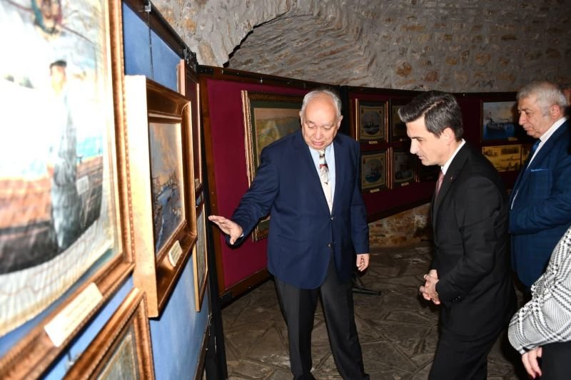 Çeşme Kaymakamlığı'ndan Çanakkale Deniz Savaşları Sergisi'ne Ziyaret - Görsel 4