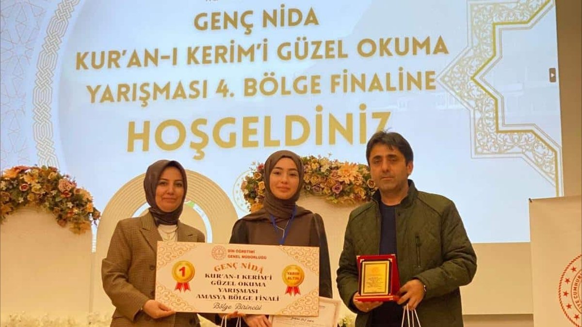 Çorum İl Milli Eğitim Müdürlüğü Öğrencisi Amasya'da Bölge Birincisi Oldu