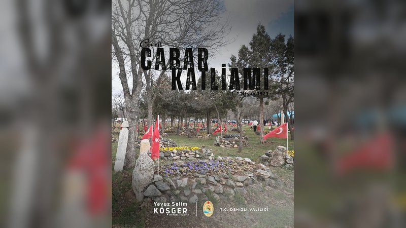 Denizli Valiliği'nden Çivril Cabar Katliamı Anması: Tarihi Acı ve Milli Hafıza Vurgusu