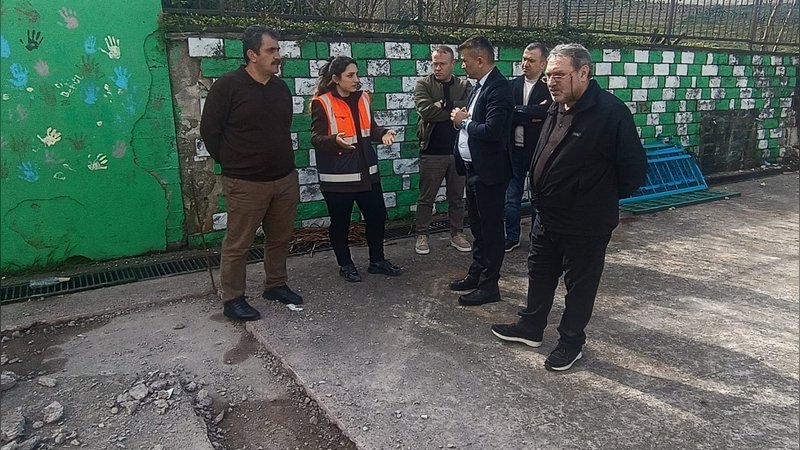 İyidere'de Okullarda İş Sağlığı ve Güvenliği Kapsamında Denetimler Yapıldı