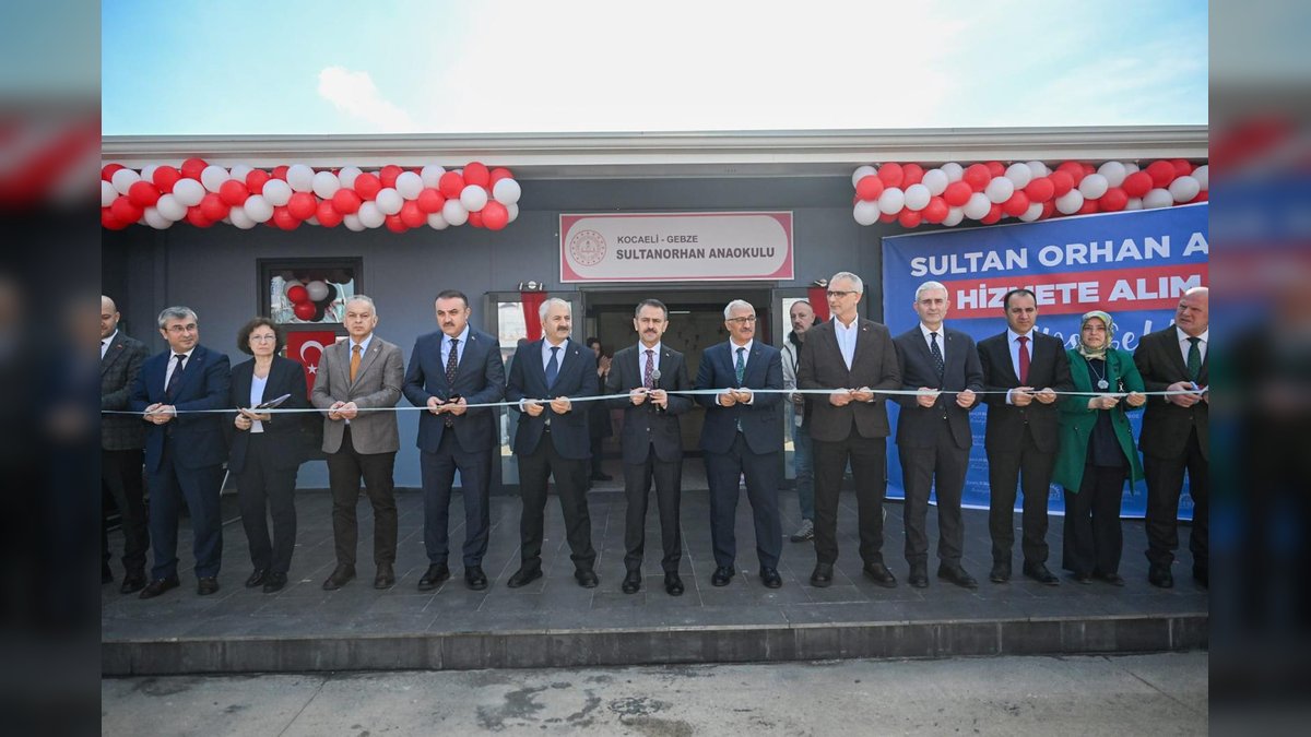 Kocaeli Valiliği: Sultanorhan Anaokulu Hizmete Açıldı