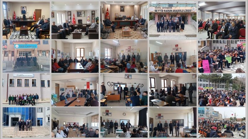 Konya İl Milli Eğitim Müdürü Murat Yiğit'ten Seydişehir'e Ziyaret