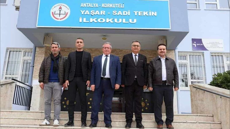 Korkuteli İlçe Milli Eğitim Müdürü'nden Yaşar Sadi Tekin İlkokulu'na Ziyaret