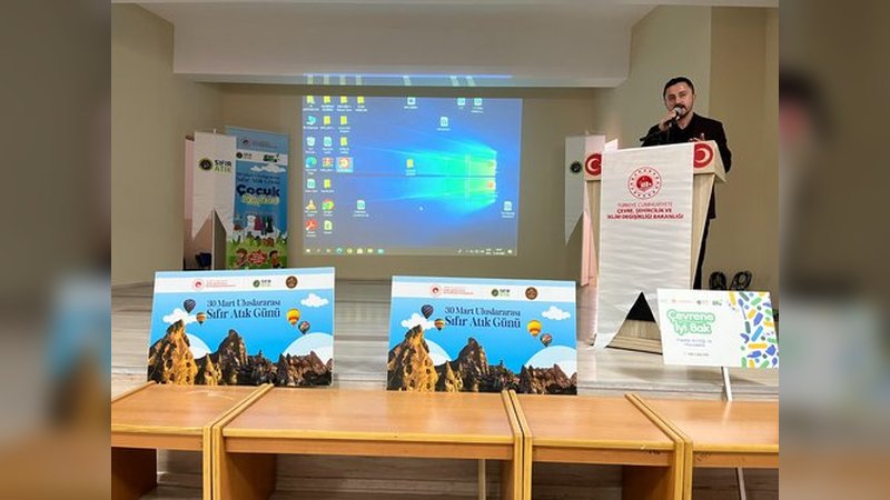 Nevşehir Çevre Müdürlüğü'nden Sıfır Atık ve Gıda İsrafı Eğitimi