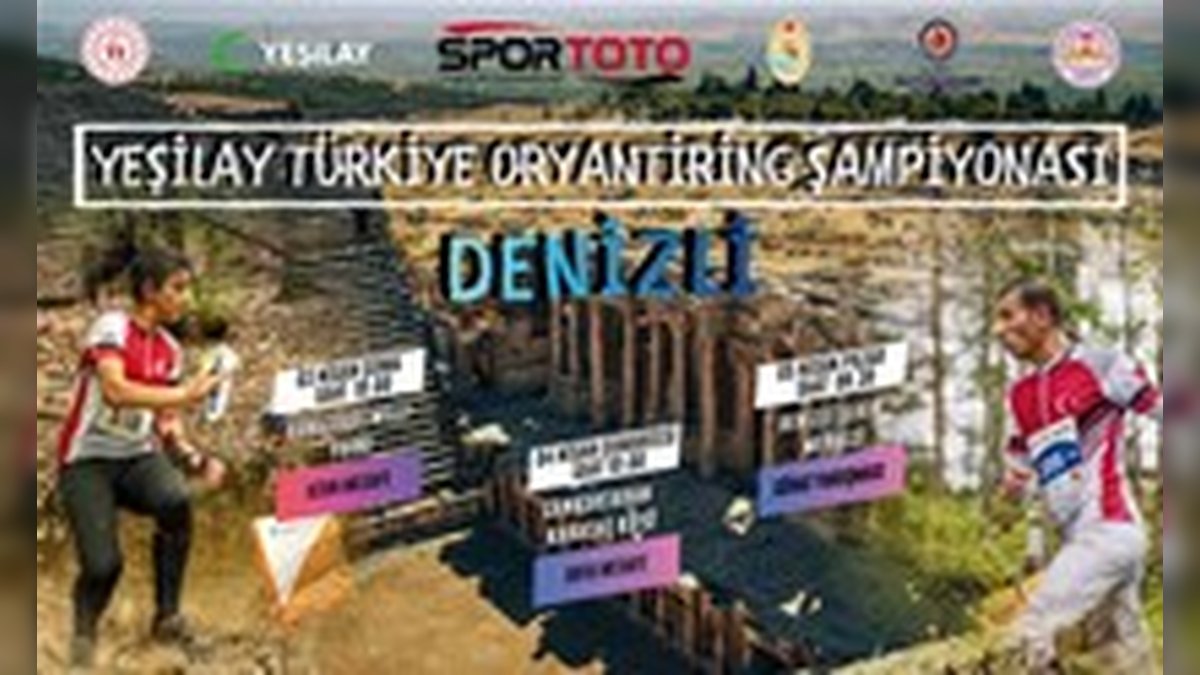Oryantiring Türkiye Şampiyonası Denizli'de Yapılacak: 1350 Sporcu Yarışacak