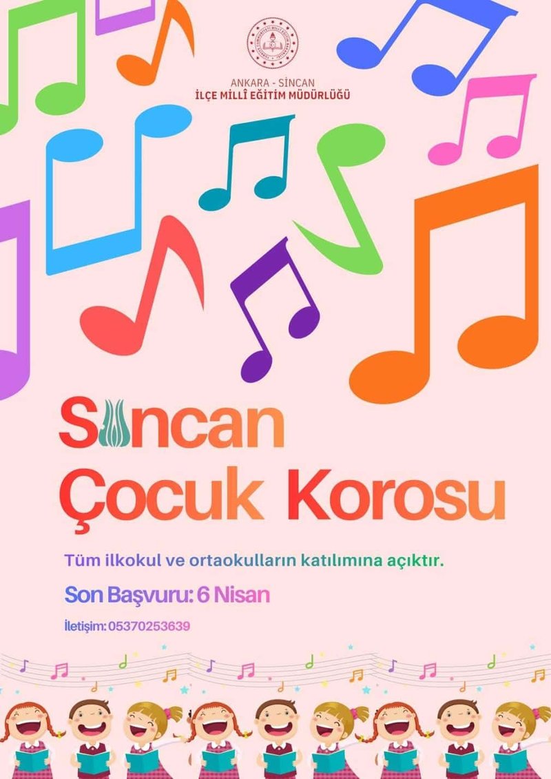 Sincan'da 'Çocuk Korosu' Kuruluyor: Başvurular Başladı - Görsel 2