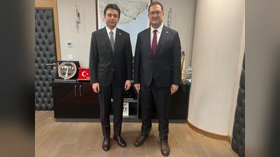 Tefenni Kaymakamı Devreci, DSİ Genel Müdür Yardımcısı Kılıçaslan'ı Ziyaret Etti