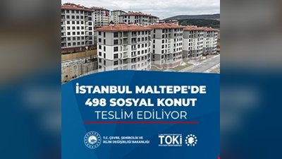 TOKİ'den İstanbul Maltepe'de 498 Sosyal Konut Tamamlandı, Teslimler Başlıyor