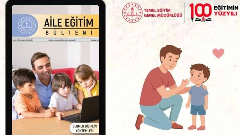 Trabzon İl Milli Eğitim Müdürlüğü'nden Ailelere Nisan Ayı Eğitim Bülteni: Olumlu Disiplin Yöntemleri