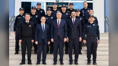 Vali Mustafa Yavuz, Karaisalı Jandarma ve Emniyet Müdürlüklerini Ziyaret Etti