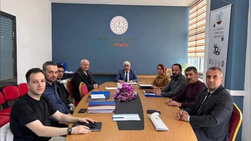 Gürün İlçe Milli Eğitim Müdürlüğü'nde Pansiyon ve Disiplin Kurulu Değerlendirme Toplantısı Yapıldı