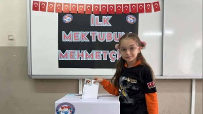 Minik Kalemlerden Mehmetçiğe Duygu Dolu Mektuplar Aksaray'dan Gönderildi