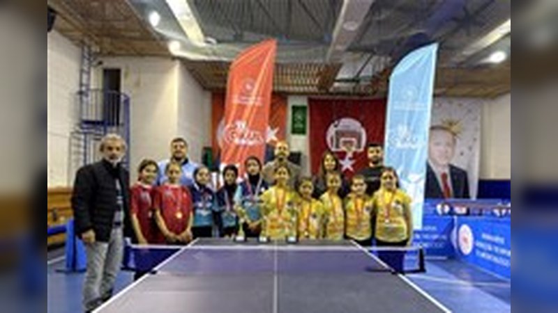 Osmaniye'de Küçükler Kızlar Masa Tenisi İl Birinciliği Tamamlandı