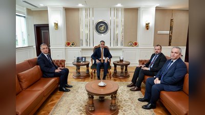 Vali Çağatay, Su Yönetimi Genel Müdür Yardımcısı Fındık'ı Ağırladı