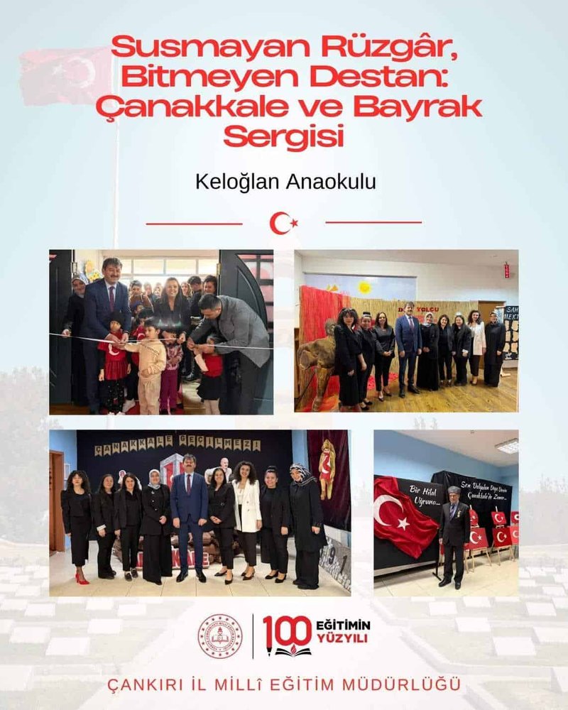 Çankırı Keloğlan Anaokulu'nda Milli ve Manevi Değerler Sergisi Açıldı - Görsel 3