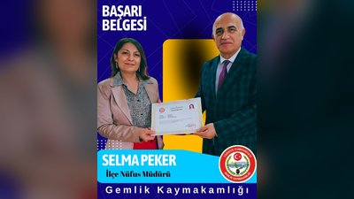 Gemlik Kaymakamlığı'ndan İlçe Kurum Müdürlerine Başarı Belgesi