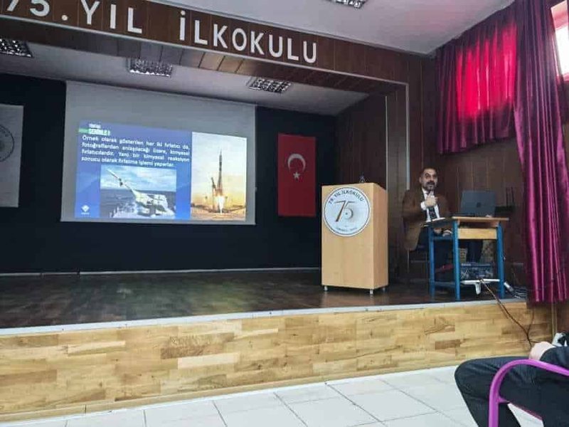 Gümüşova'da TÜBİTAK Bilim Söyleşisi: Uzay ve Havacılık Öğrencilerle Buluştu - Görsel 4