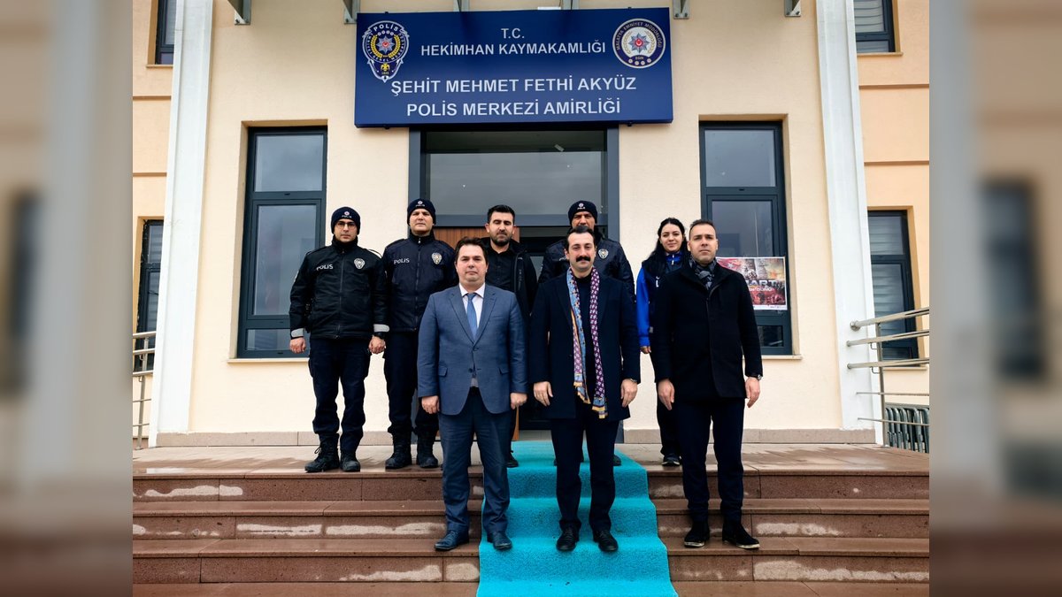 Hekimhan Kaymakamı GÜNLÜ'den Bayram Ziyaretleri: Emniyet, Jandarma ve Hastane Personeli ile Buluştu