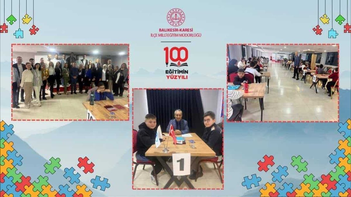 Karesi İlçe Milli Eğitim Müdürlüğü Akıl ve Zeka Oyunları Turnuvası Finalini Gerçekleştirdi