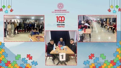 Karesi İlçe Milli Eğitim Müdürlüğü Akıl ve Zeka Oyunları Turnuvası Finalini Gerçekleştirdi