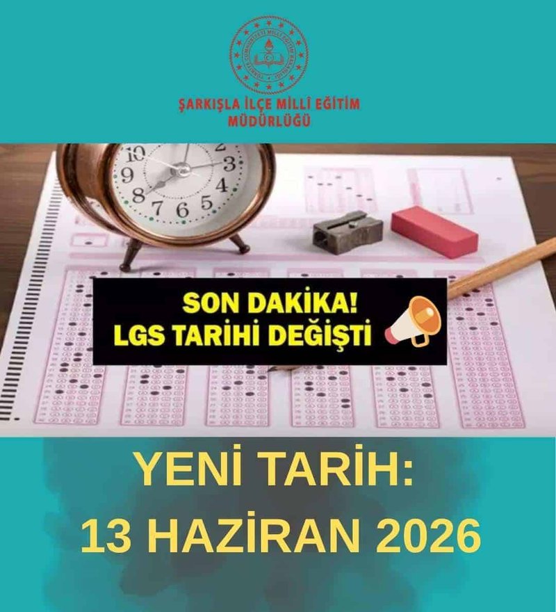 LGS Sınav Tarihi Değişti: Yeni Tarih ve Detaylar Açıklandı - Görsel 2