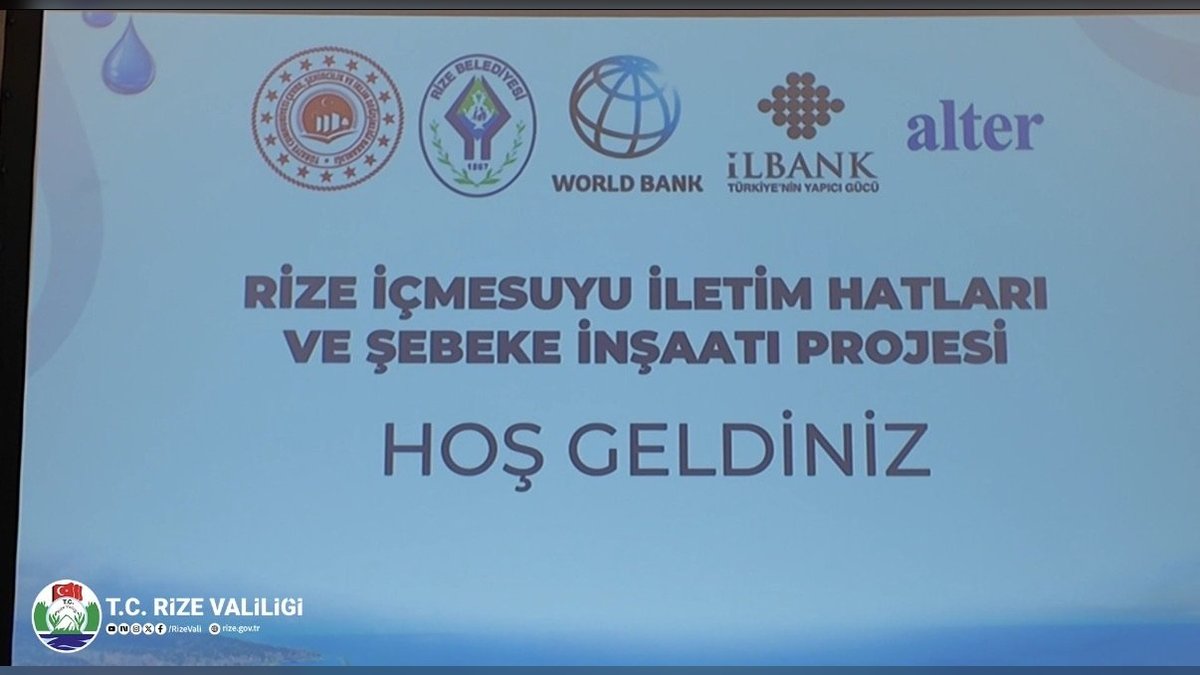 Rize İçme Suyu Projesi Lansmanı Yapıldı: Vali Baydaş'tan Kritik Açıklamalar