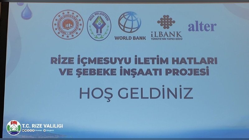 Rize İçme Suyu Projesi Lansmanı Yapıldı: Vali Baydaş'tan Kritik Açıklamalar