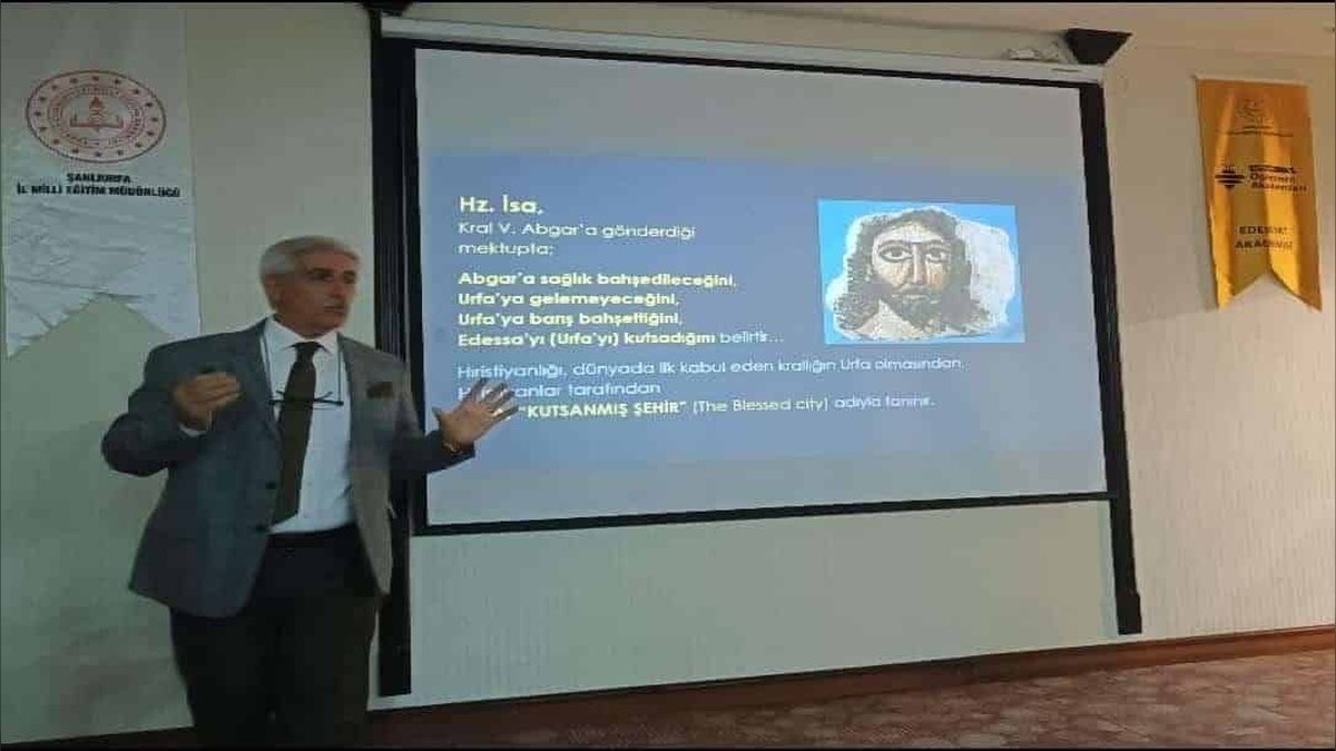 Sabri Kürkçüoğlu'ndan Şanlıurfa'nın Kültür, Medeniyet ve İnanç İzleri Sunumu