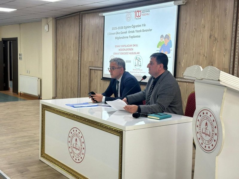 2025-2026 Ortak Yazılı Sınavları İçin Bilgilendirme Toplantısı Yapıldı - Görsel 4