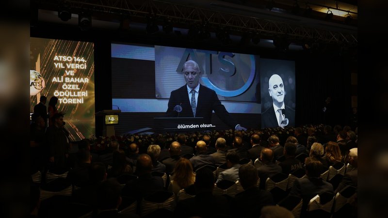 ATSO 144. Yıl Vergi ve Ali Bahar Özel Ödülleri Töreni'nde Başarılı Firma ve Girişimciler Ödüllendirildi