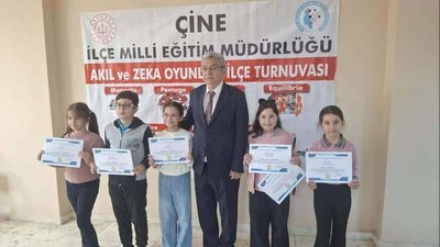 Çine'de İlkokul Öğrencileri Akıl ve Zekâ Oyunları Turnuvasında Yarıştı