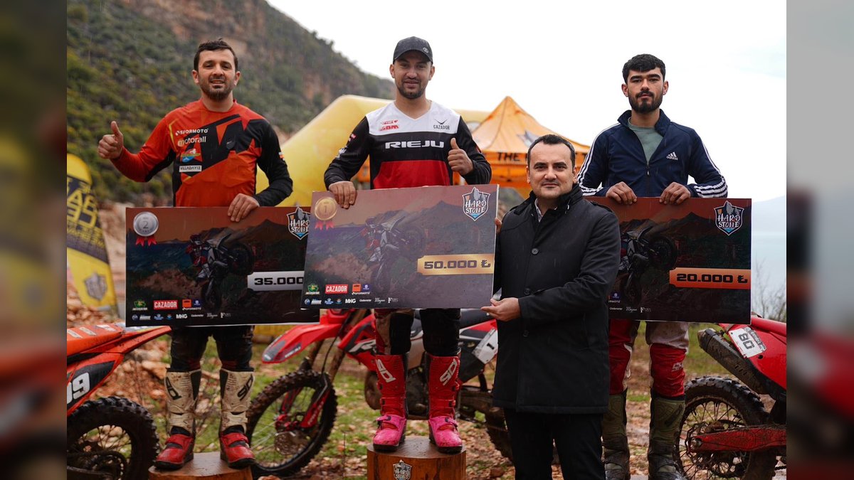 Finike Hard Stone Enduro Yarışları Ödül Töreni Gerçekleştirildi