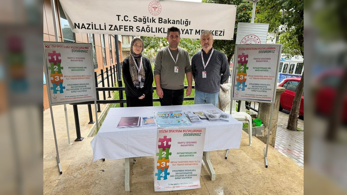 Nazilli'de Otizm Farkındalık Günü Etkinliği: Bilgilendirme ve Tarama Çalışmaları