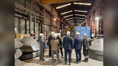 Samsun Valisi Orhan Tavlı, As Çelik Fabrikasını Ziyaret Etti