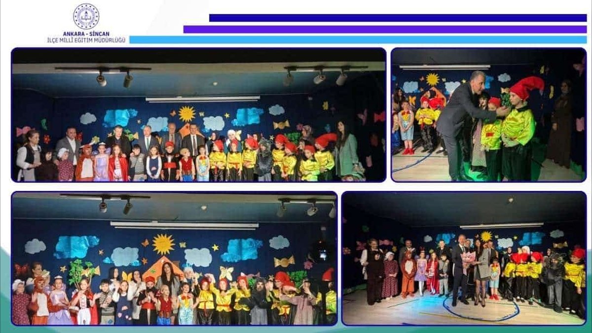 Sincan İlkokulu'nda 'Masal Masal İçinde' Tiyatro Oyunu Sahnelendi