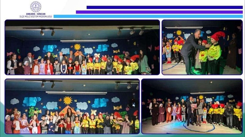 Sincan İlkokulu'nda 'Masal Masal İçinde' Tiyatro Oyunu Sahnelendi
