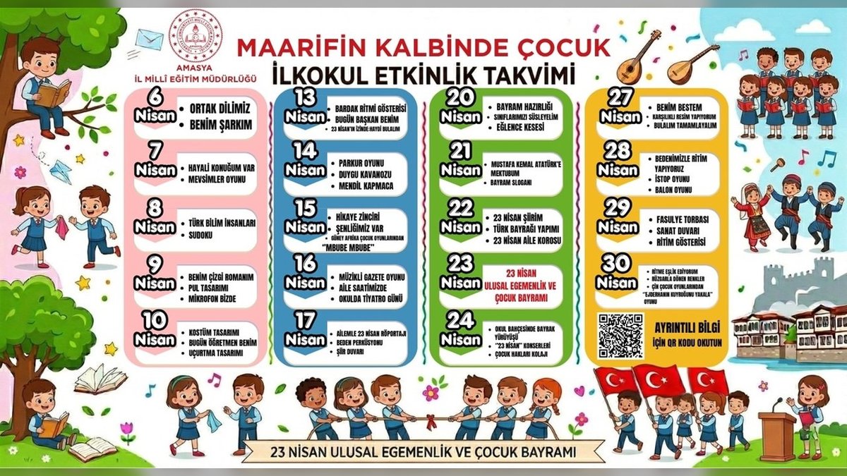 Amasya'da "Maarifin Kalbinde Çocuk" Etkinlikleri Başladı