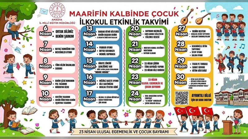Amasya'da "Maarifin Kalbinde Çocuk" Etkinlikleri Başladı