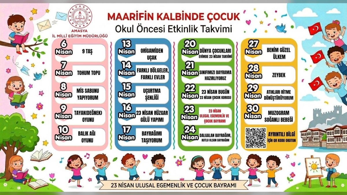 Amasya'da Okul Öncesi Eğitimde Değerler ve Sanat Etkinlikleri