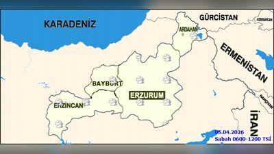 Bayburt'ta Hava Durumu: Yağmur ve Karla Karışık Yağmur Bekleniyor