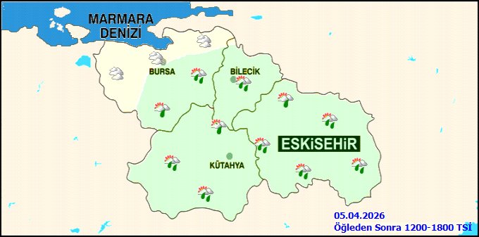 Bilecik'te Hava Durumu: Sağanak Yağış ve Sıcaklık Değişiklikleri - Görsel 2