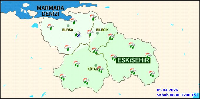 Bursa'da Bugün Sağanak Yağış Bekleniyor: Sıcaklıklar Mevsim Normallerinin Altında - Görsel 4