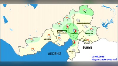 Kahramanmaraş'ta 5 Günlük Hava Tahmini: Sağanak Yağışlar Bekleniyor